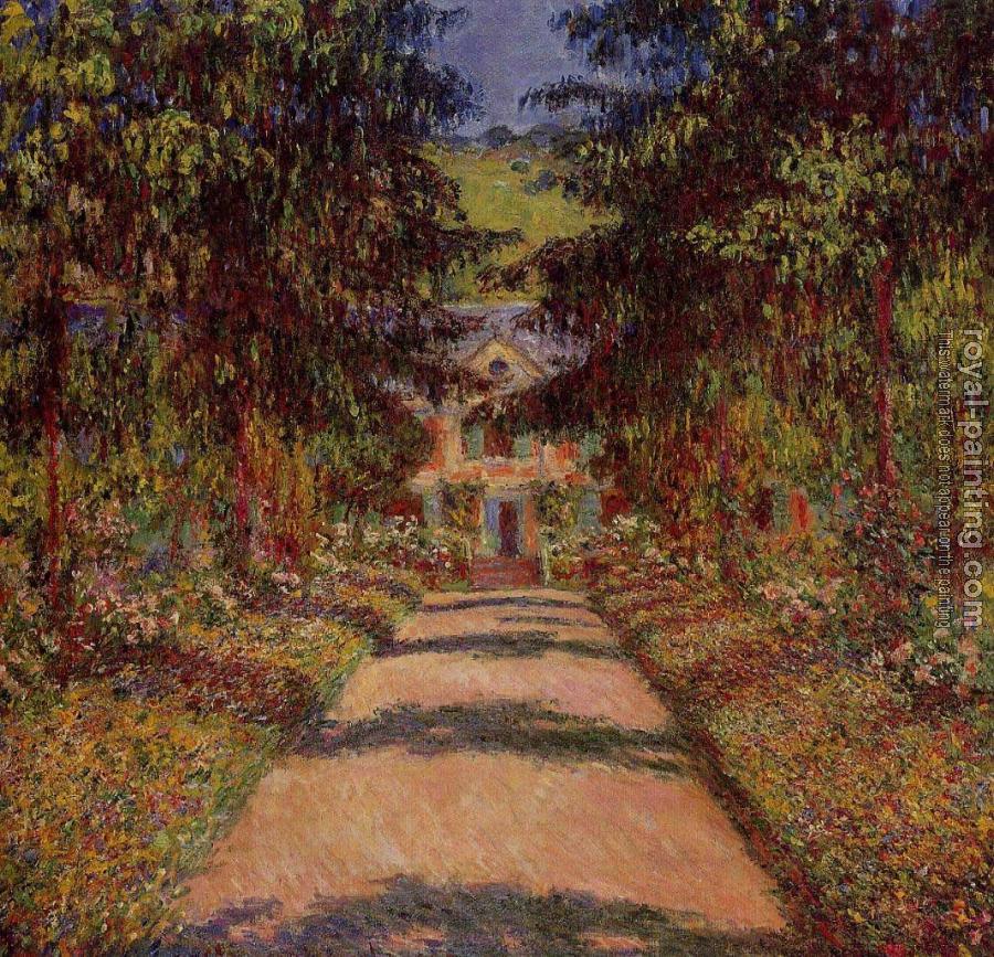 Claude Oscar Monet : The Main Path at Giverny